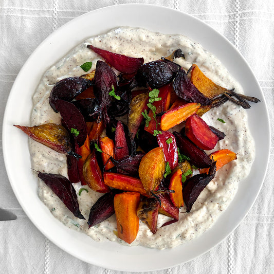 Roasted Beets in Sumac Yogurt Sauce