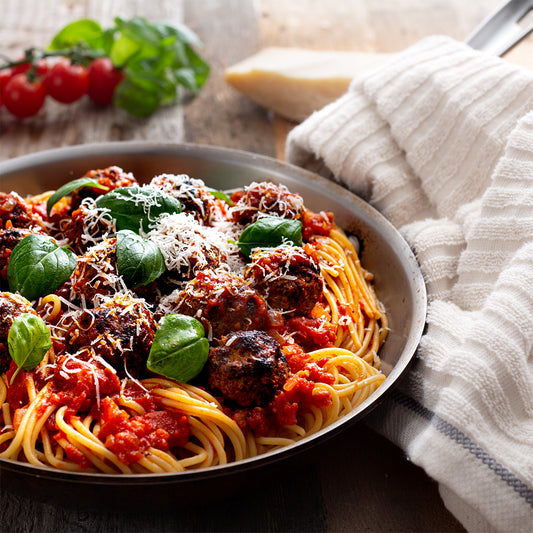 Quick Spaghetti & Meatballs