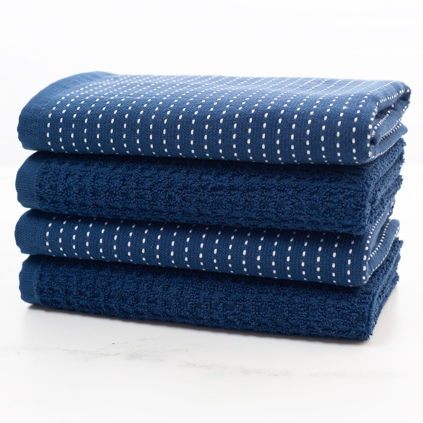 Mixed Basic Kitchen Towel Set - Blueberry