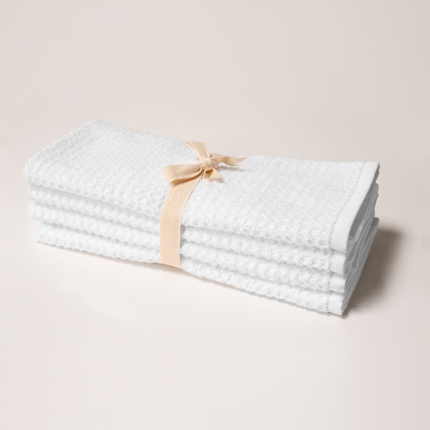 White Basic Check Kitchen Towel