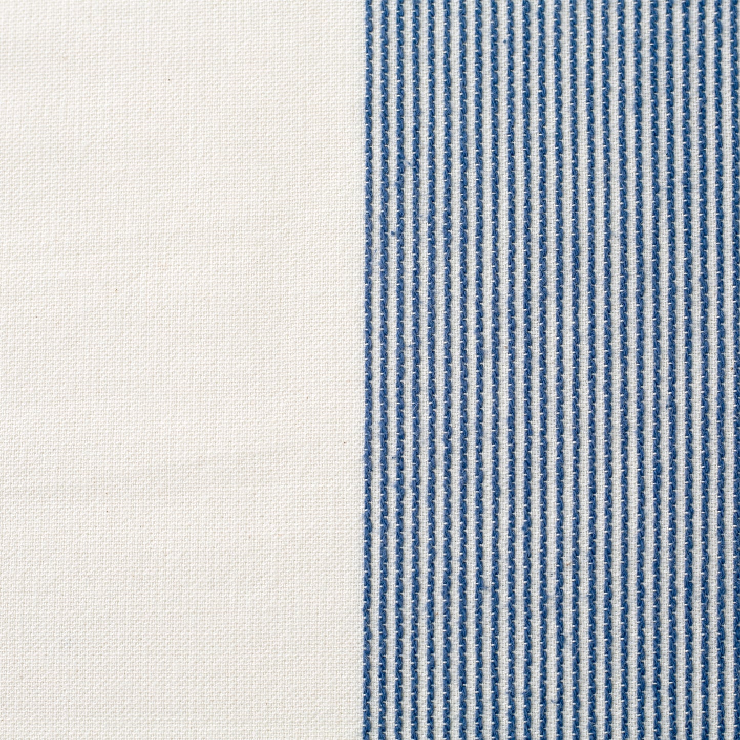 The Stripe Collection Tablecloth Natural & Elderberry