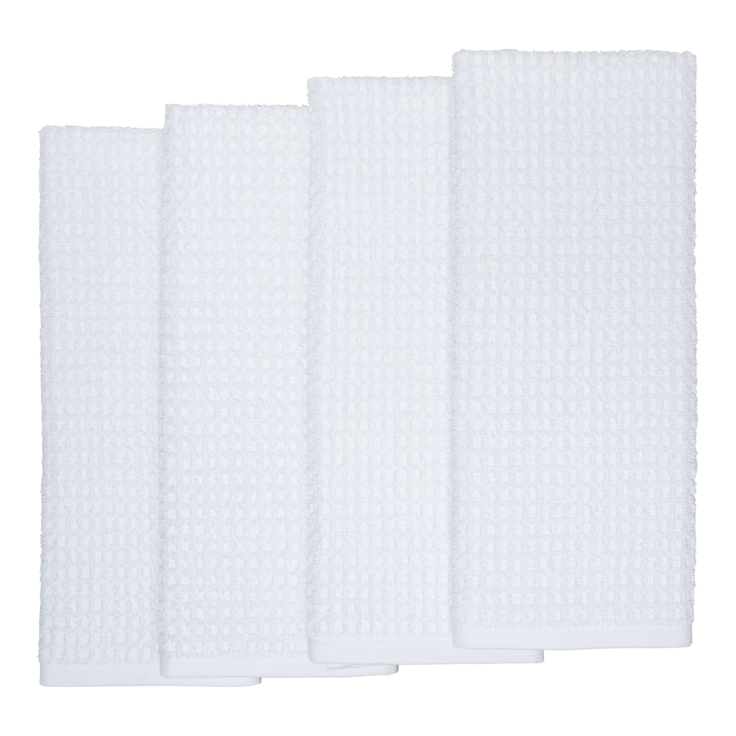 White Basic Check Kitchen Towel