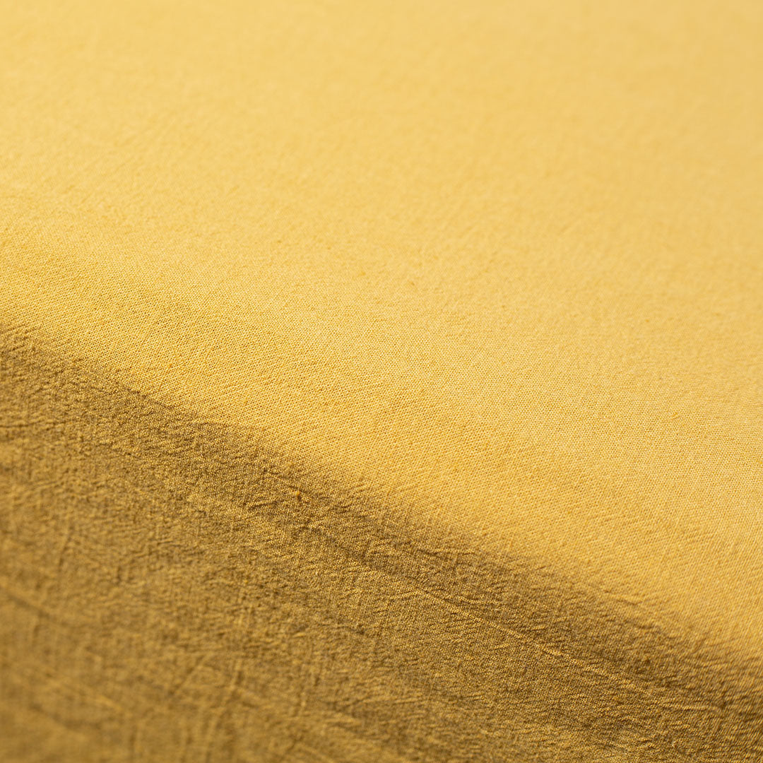Seasonal Washed Linen-Cotton Tablecloth- Mustard