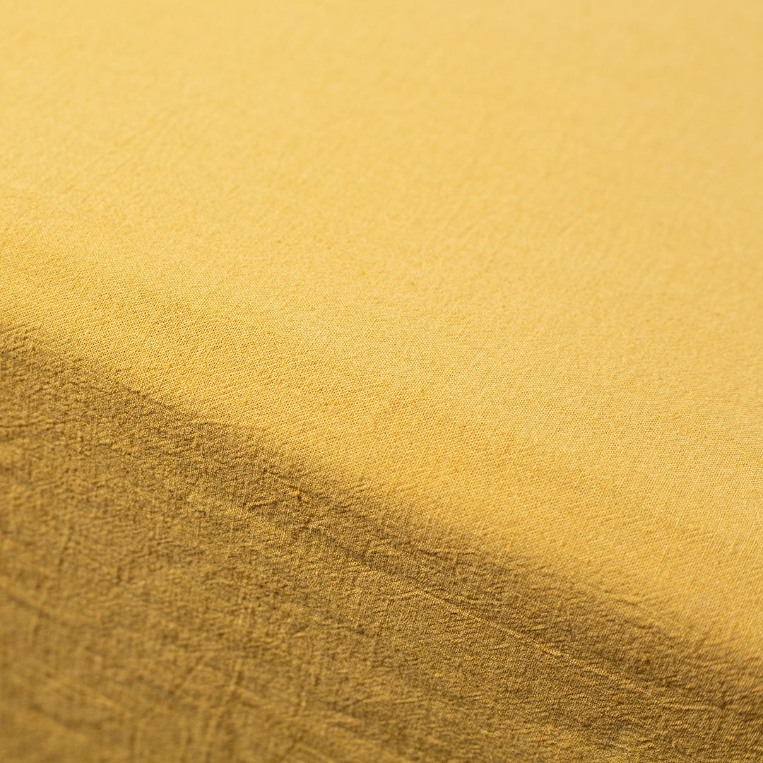 Seasonal Washed Linen-Cotton Runner- Mustard