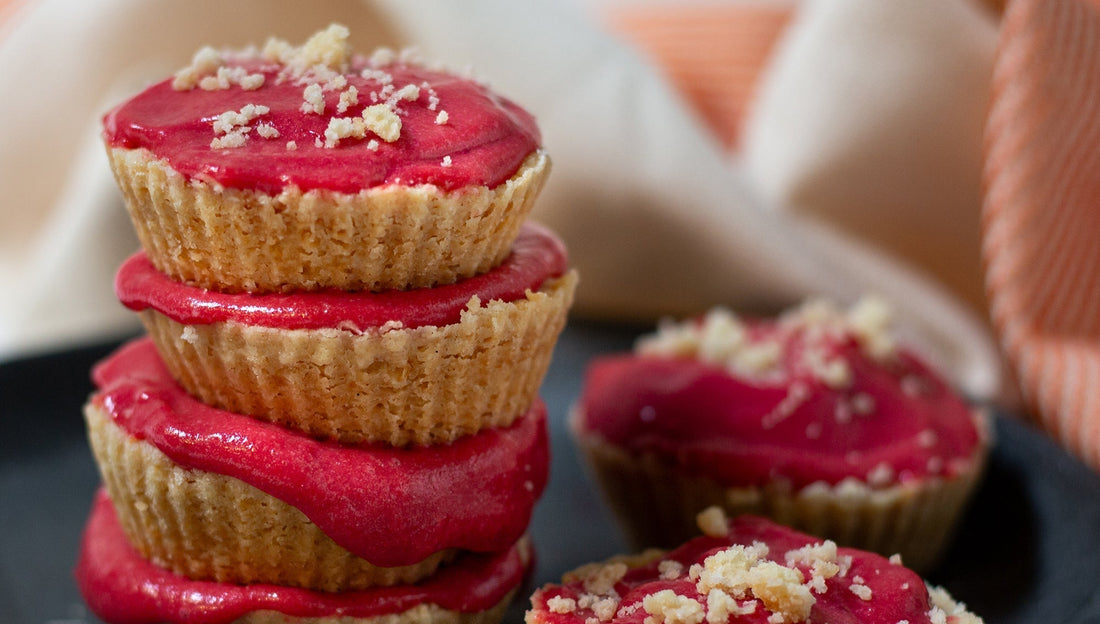 Shortbread Cookies with Cranberry Curd