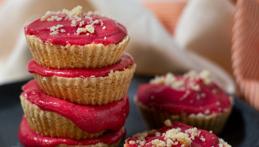 Shortbread Cookies with Cranberry Curd
