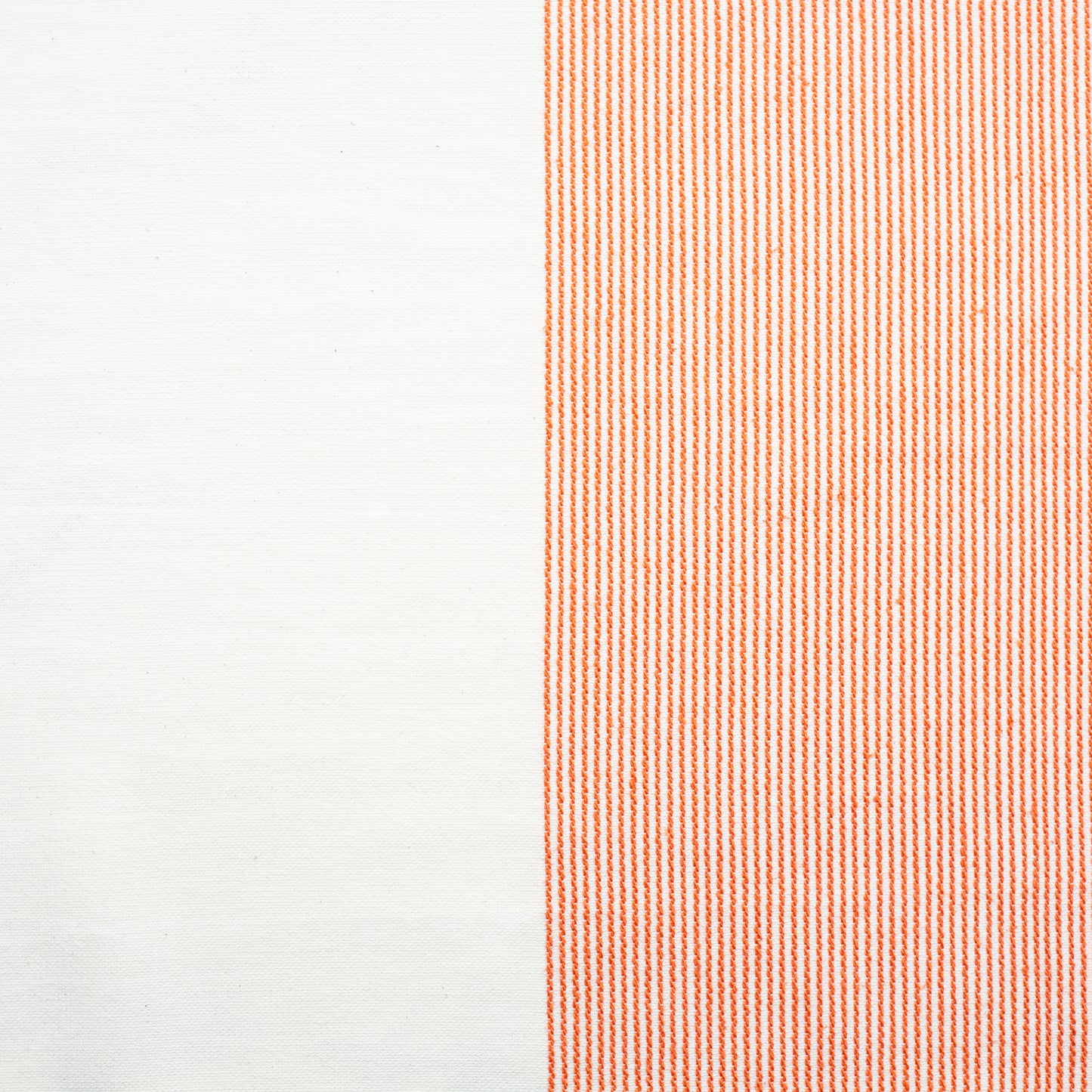 The Stripe Collection Tablecloth Natural & Persimmon