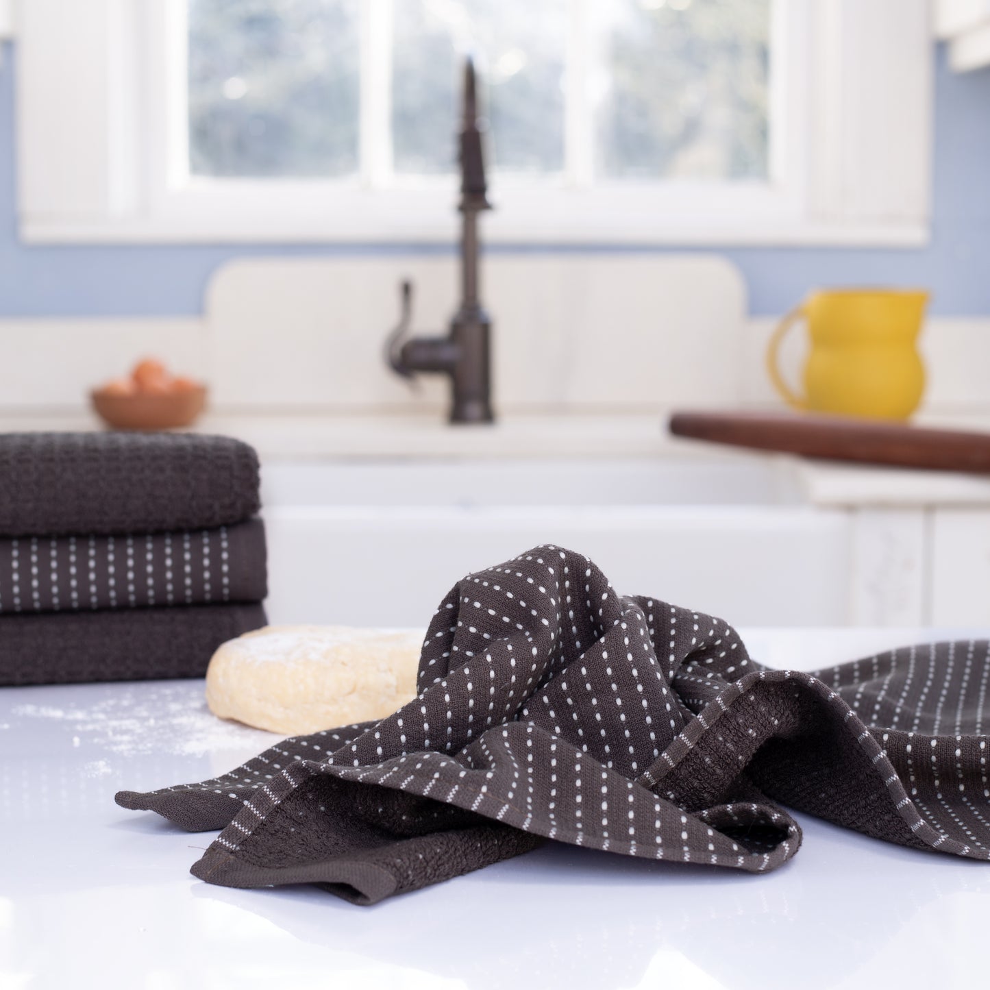 Mixed Basic Kitchen Towel Set - Turkish Tea