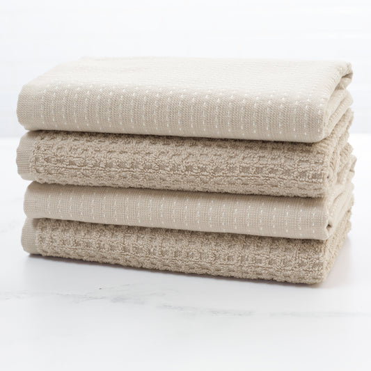 Mixed Basic Kitchen Towel Set - Flax