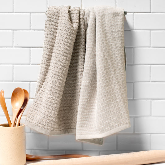 Mixed Basic Kitchen Towel Set - Flax