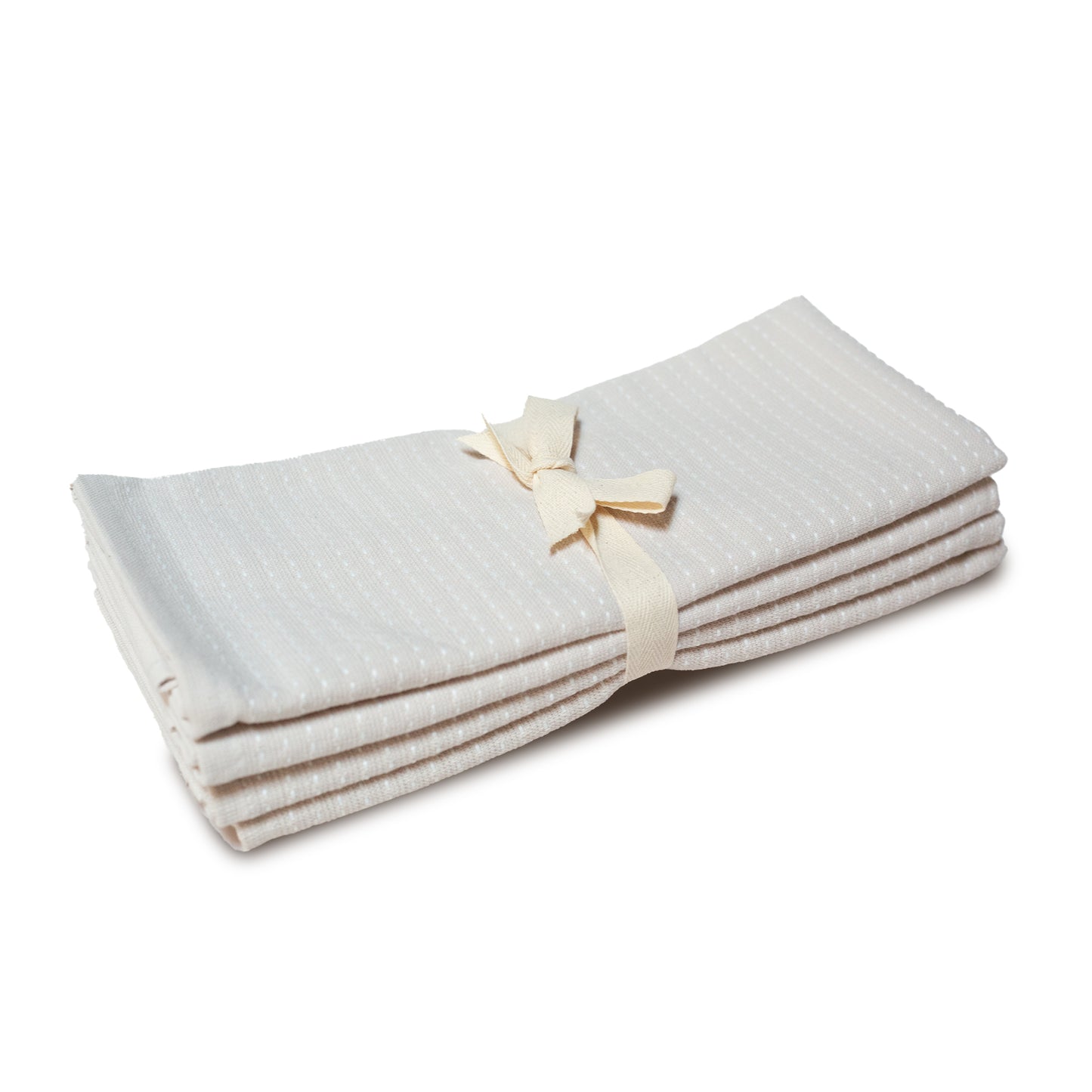 Polka Dot Towel Set - Flax