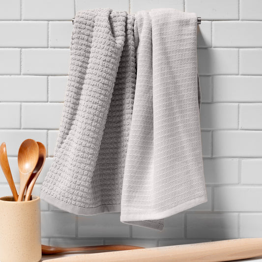 Mixed Basic Kitchen Towel Set - Grey Salt