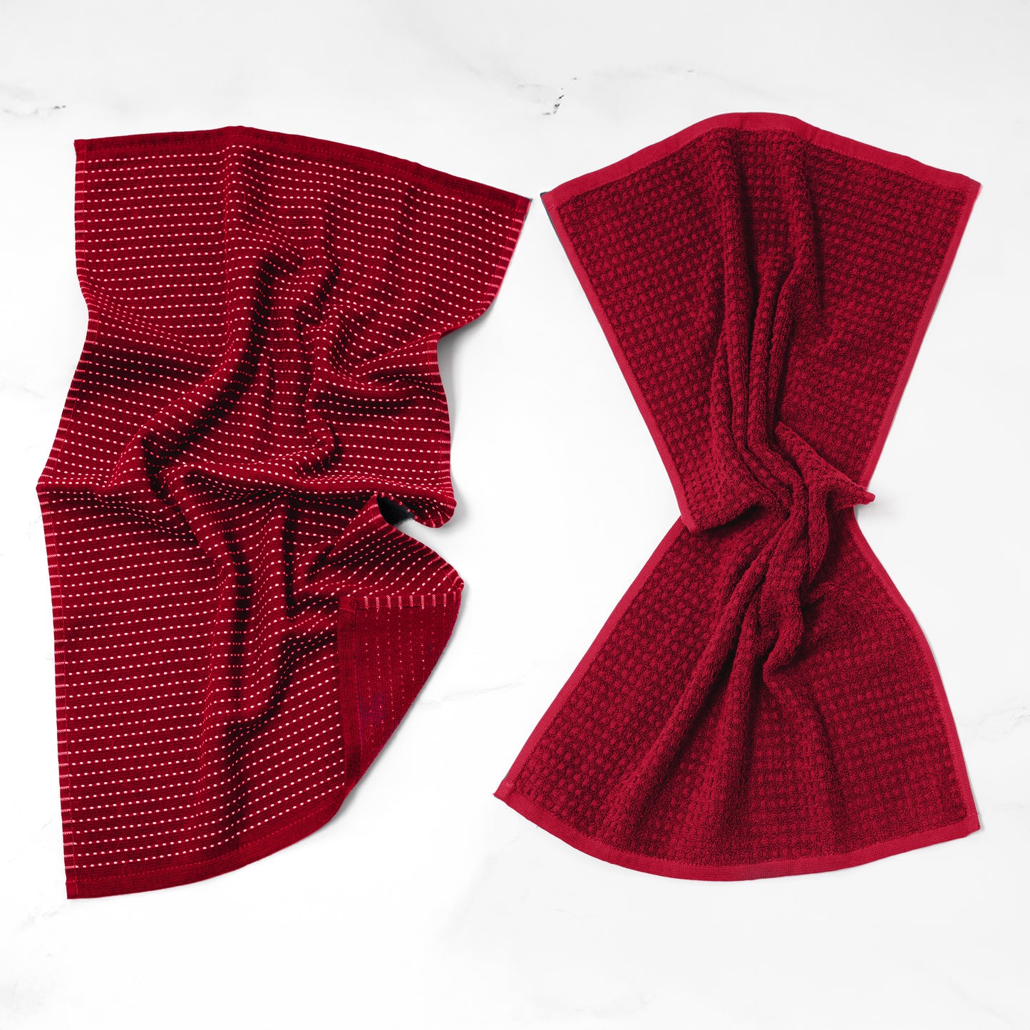 Mixed Basic Kitchen Towel Set - Cherry