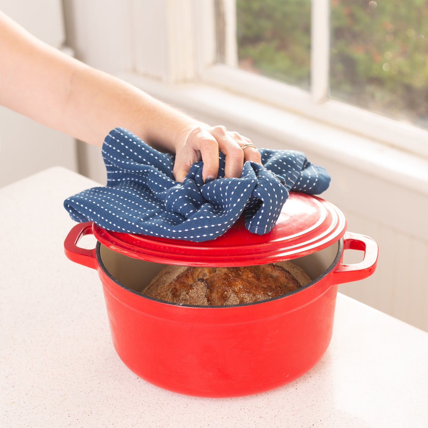 Mixed Basic Kitchen Towel Set - Blueberry