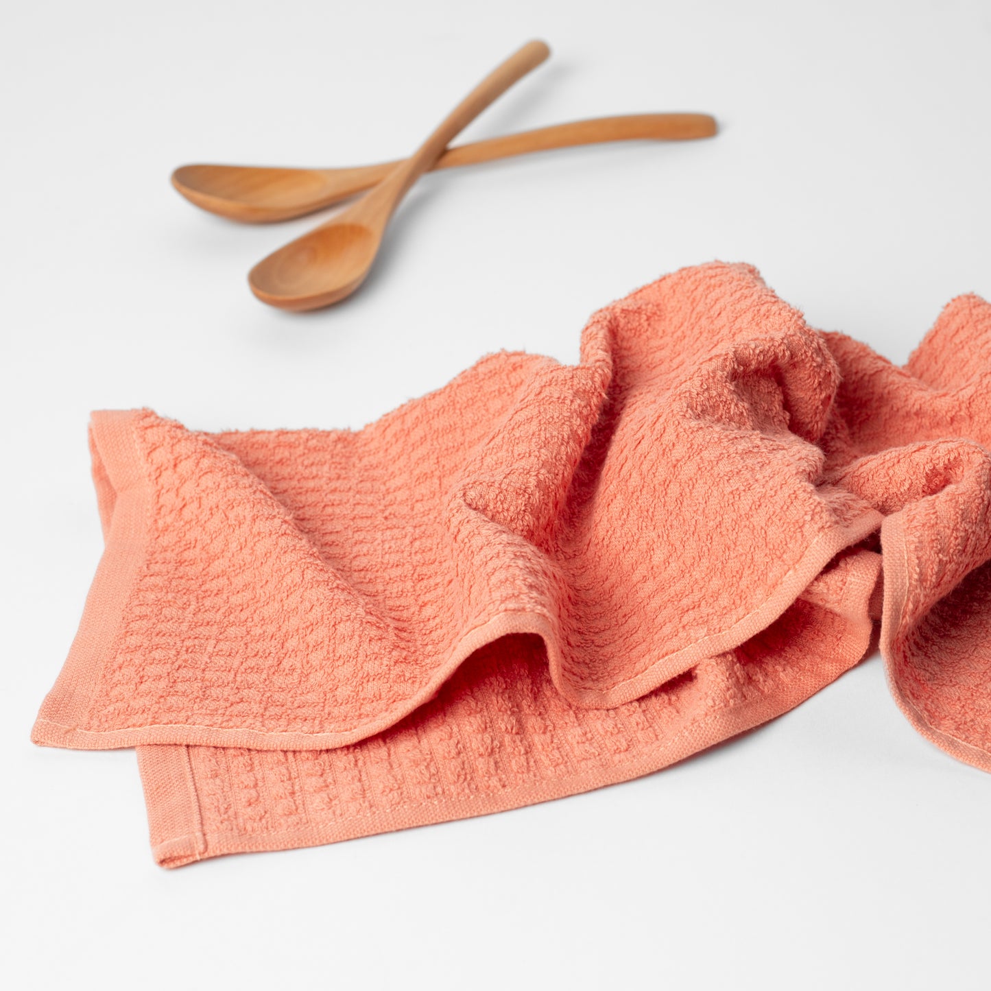 Mixed Basic Kitchen Towel Set - Salmon