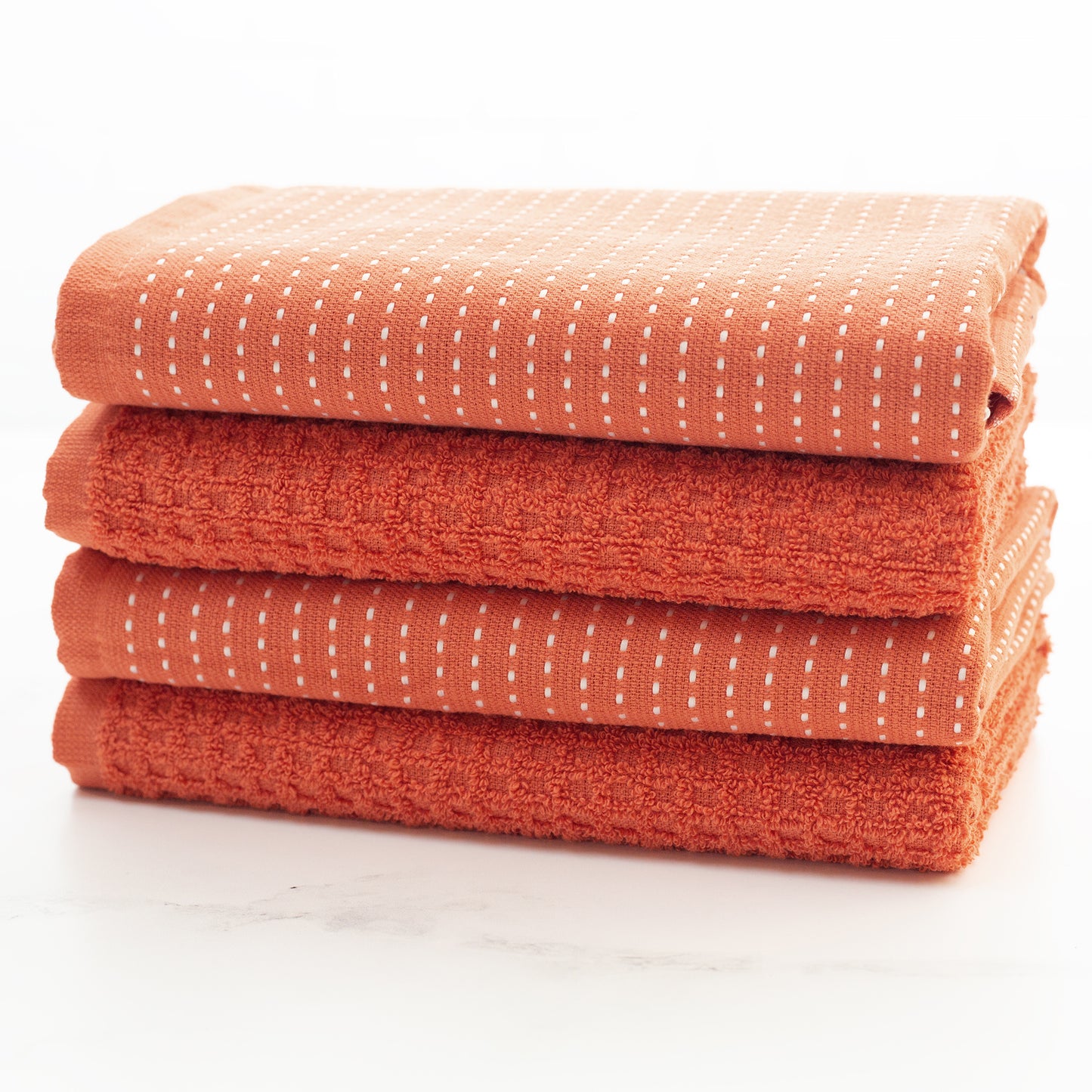 Mixed Basic Kitchen Towel Set - Papaya