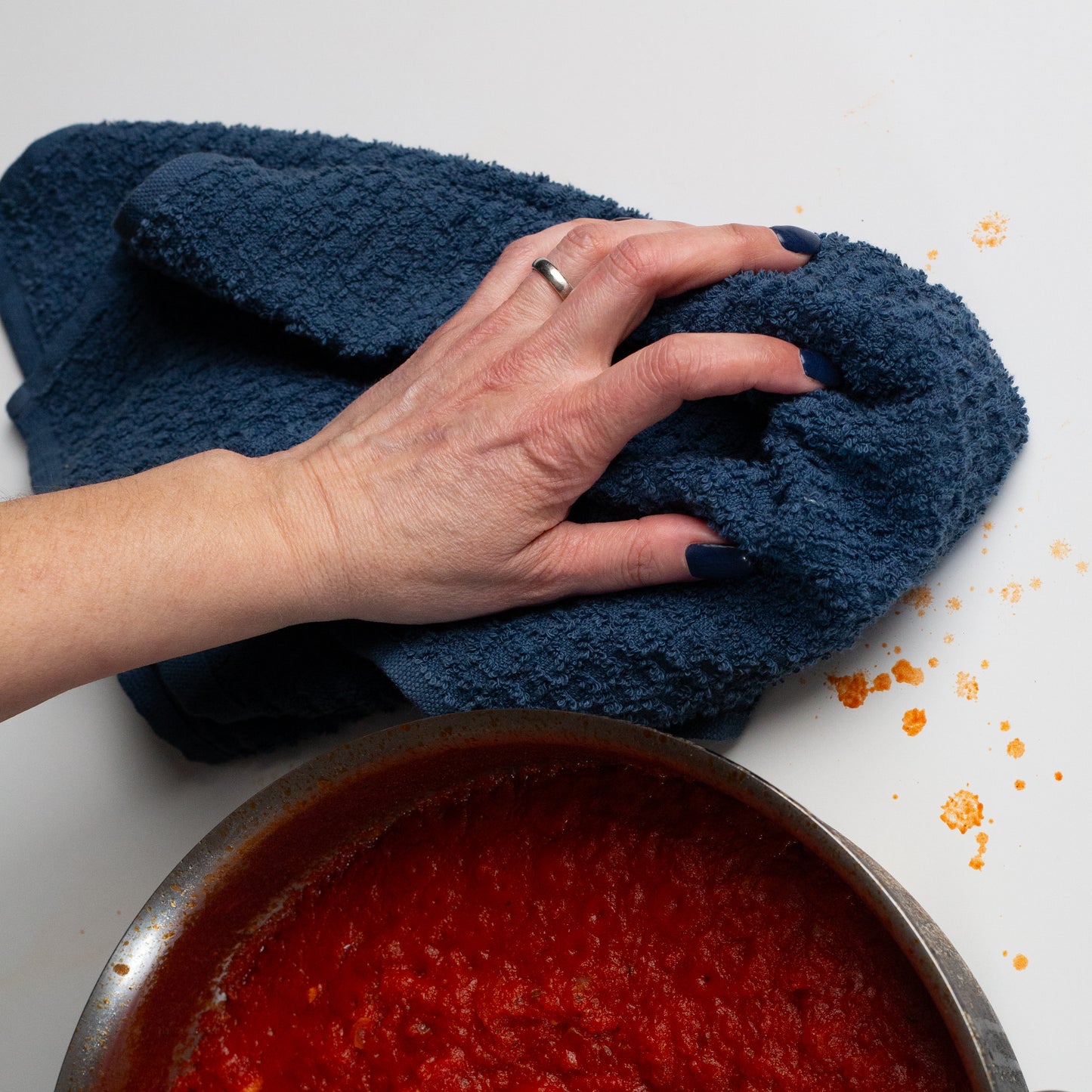 Mixed Basic Kitchen Towel Set - Blueberry