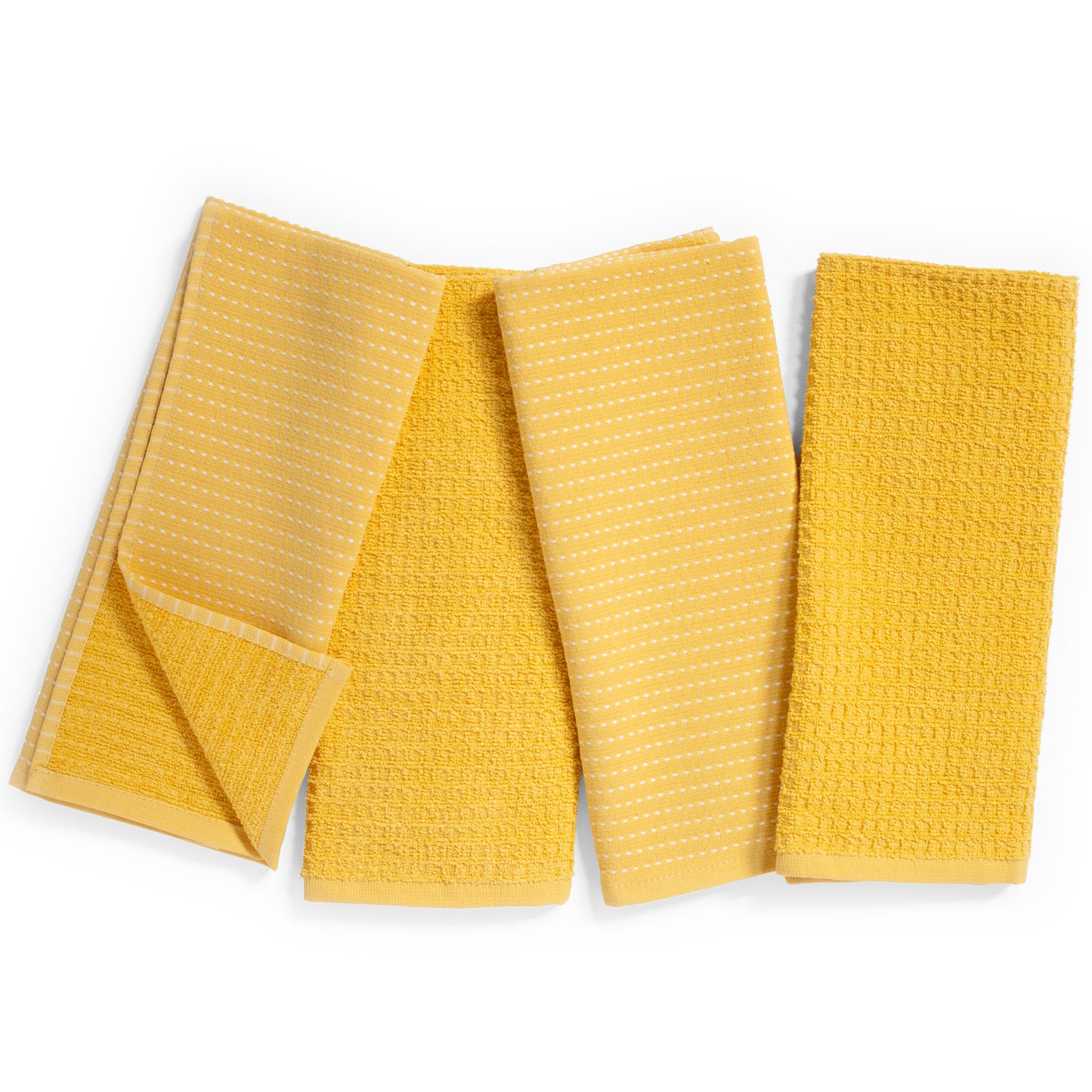 Mixed Basic Kitchen Towel Set - Turmeric