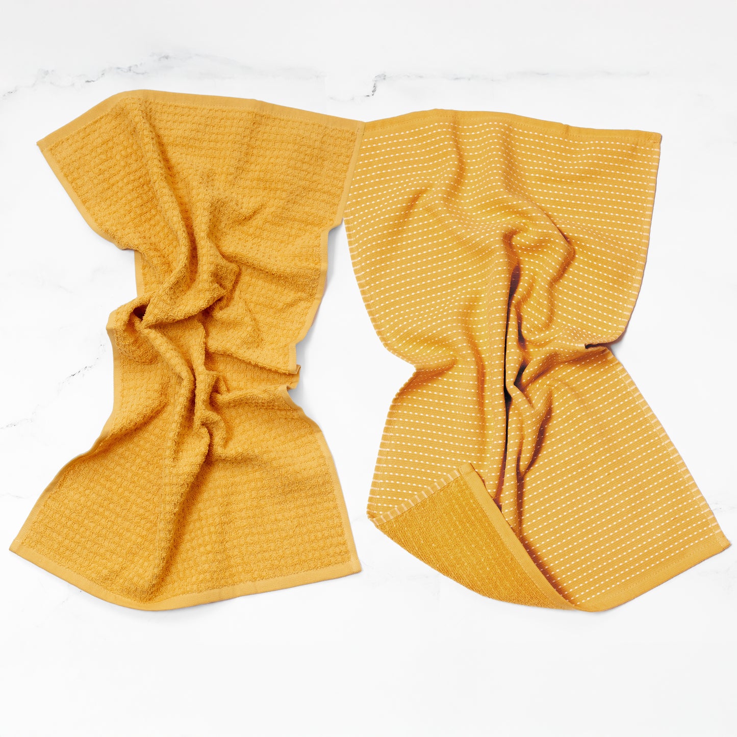 Mixed Basic Kitchen Towel Set - Turmeric