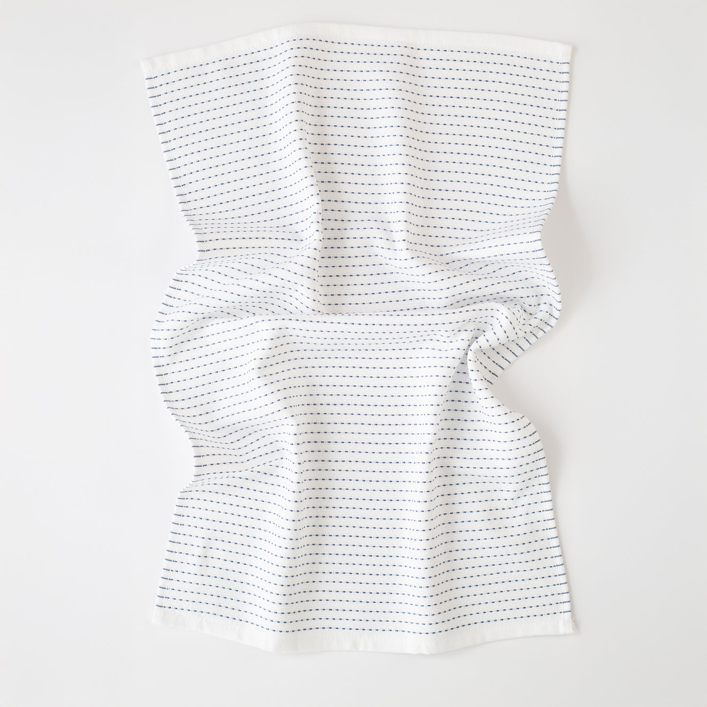 Mixed Basic 6 piece Kitchen Towel Set - Elderberry Blue and White