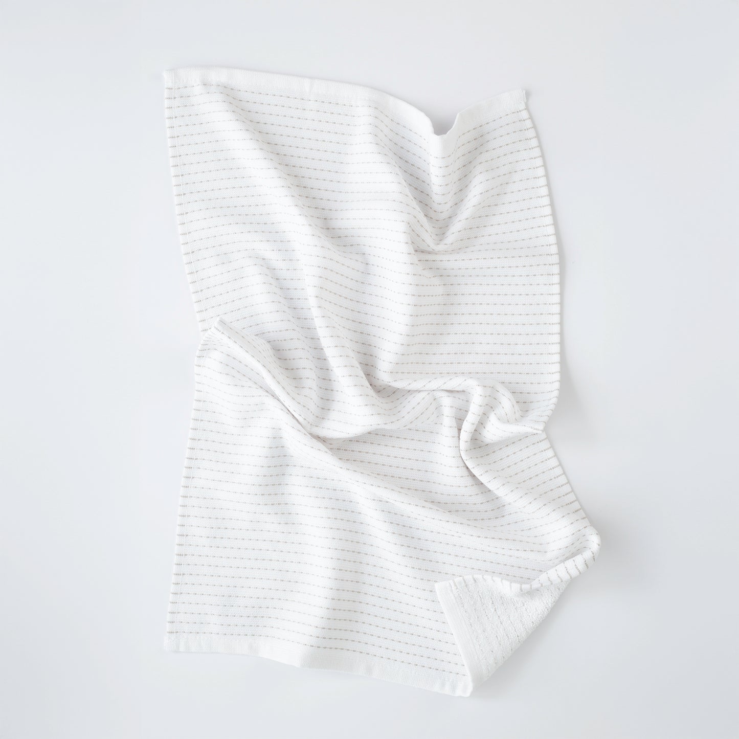 Mixed Basic 6 piece Kitchen Towel Set - Linen Brown and White