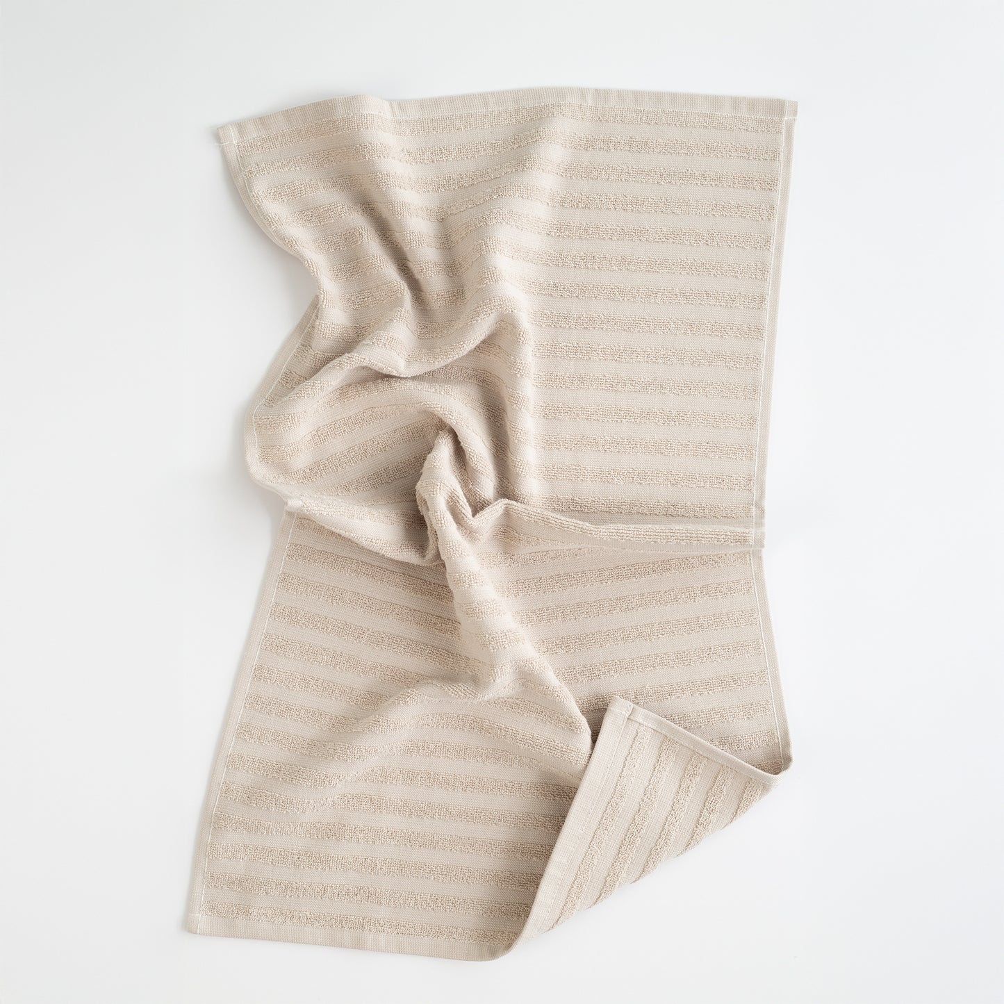 Mixed Basic 6 piece Kitchen Towel Set - Linen Brown and White