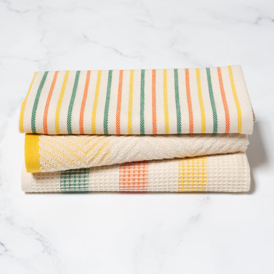 Towel/Kit Design Citrus Stripe Set