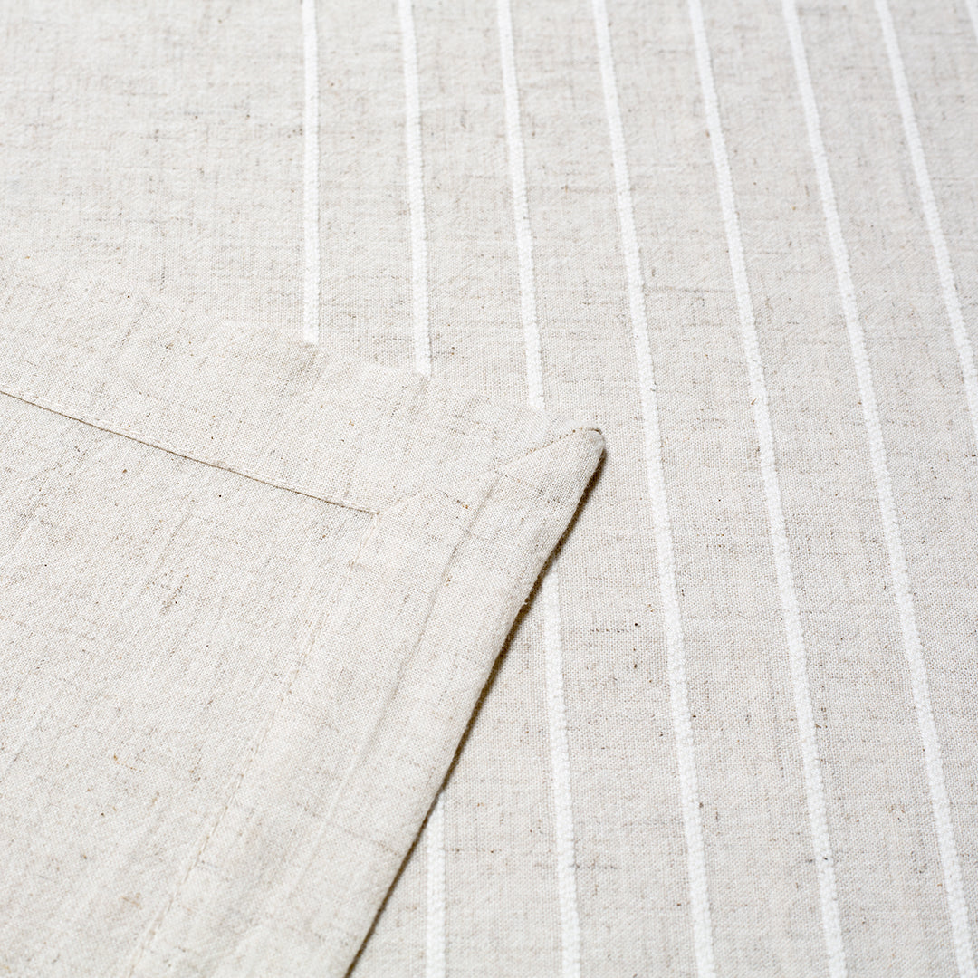 Washed Linen-Cotton Runner- Natural Linen